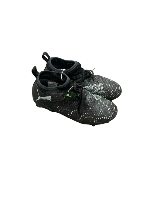 Vist Large View of Product Image Which is Used Puma Soccer Cleats Black Junior 02.5