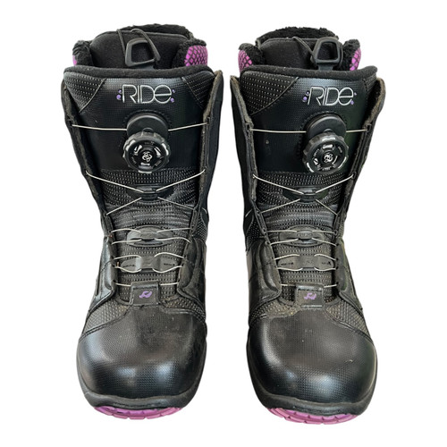 Vist Large View of Product Image Which is Used Ride SASH Womens Snowboard Boots Black Senior 7