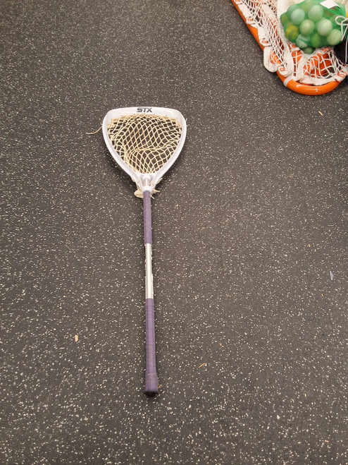 Vist Large View of Product Image Which is Used STX SHIELD Mens Goalie Stick White
