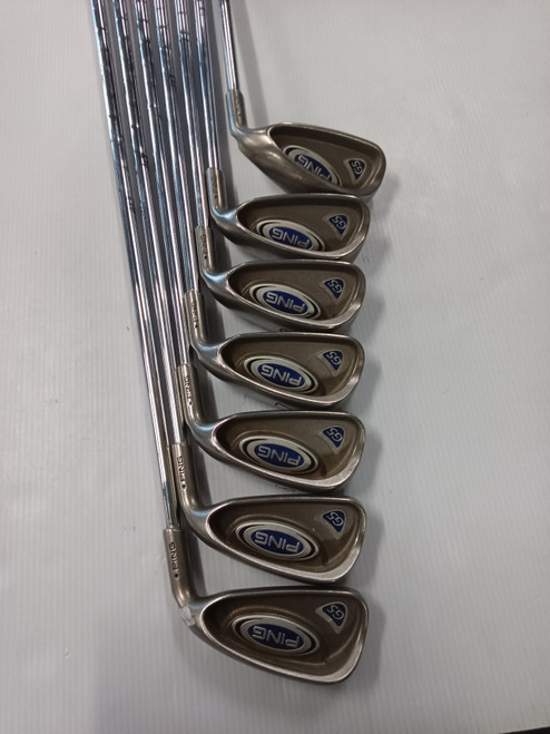 Vist Large View of Product Image Which is Used Ping G5 BLACK DOT Mens Iron Set RH 4I-PW