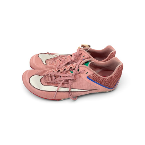 Vist Large View of Product Image Which is Used Nike Track & Field Cleats Adult Pink Senior 7.5