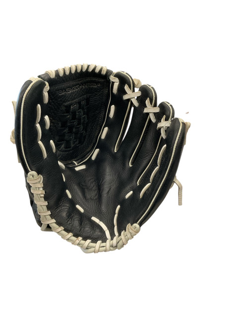 Vist Large View of Product Image Which is Used Rawlings RAWLINGS SHUT OUT 12 RS0120BW BB/SB Glove RH Throw Black 12"