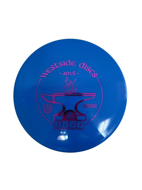Vist Large View of Product Image Which is Used Westside Tournament Anvil 175g Disc Golf Mid Range