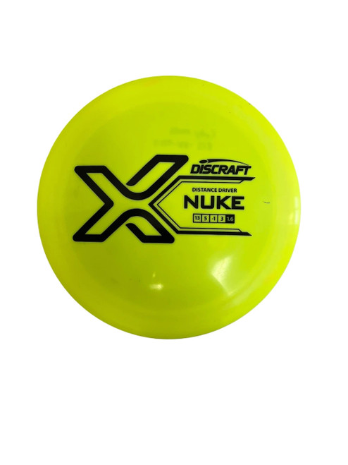 Vist Large View of Product Image Which is Used Discraft X Nuke 166g Disc Golf Driver Yellow 