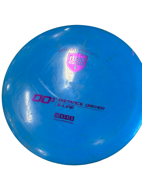 Vist Large View of Product Image Which is Used Discmania DD3 S LINE Disc Golf Driver Royal Blue