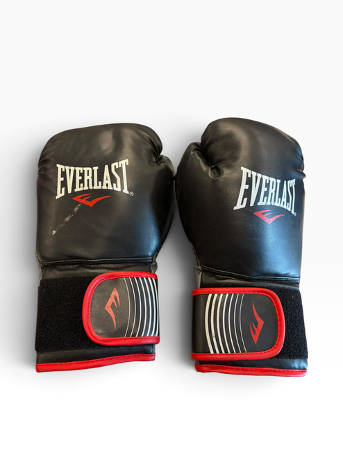 Vist Large View of Product Image Which is Used Everlast Boxing Gloves Black LG