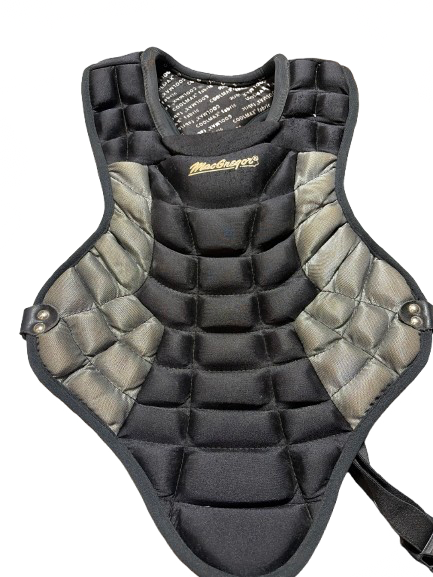 Vist Large View of Product Image Which is Used MacGregor MACGREGOR CHEST PROTECTOR Catchers Chest Protector Black Youth