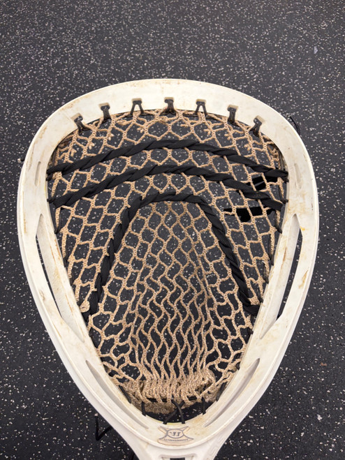 Vist Large View of Product Image Which is Used Warrior NEMESIS Mens Goalie Stick White