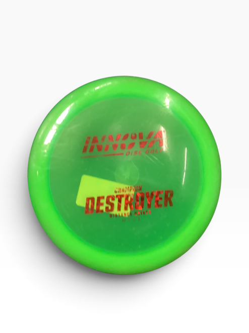 Vist Large View of Product Image Which is Used Innova CHAMPION DESTROYER Disc Golf Driver Green