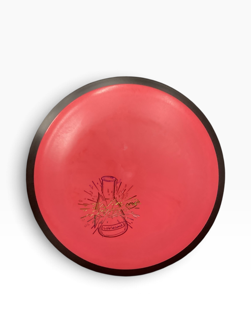 Vist Large View of Product Image Which is Used Axiom FISSION TRAIL Disc Golf Driver Red