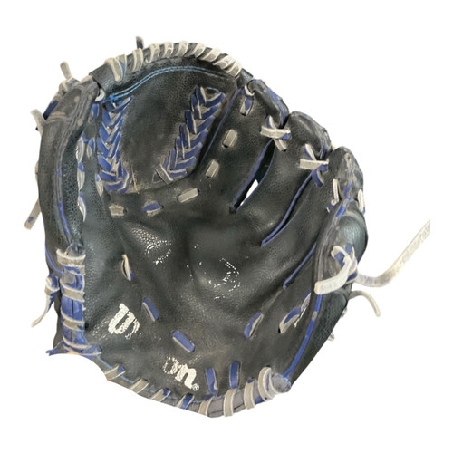 Vist Large View of Product Image Which is Used Wilson T-BALL BB/SB Glove RH Throw Black 10"