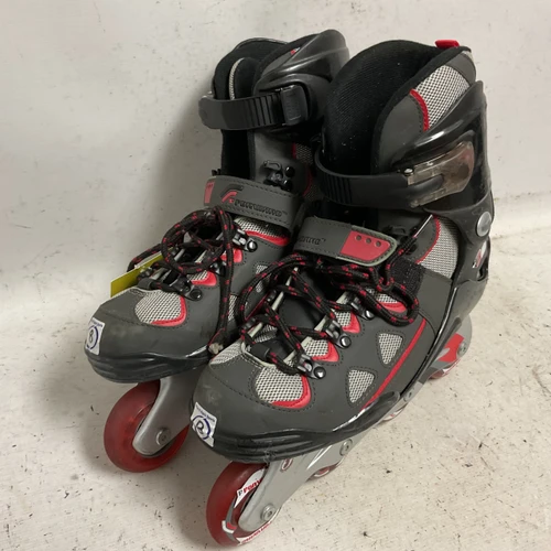 Vist Large View of Product Image Which is Used WARP INLINE SKATES Senior Rec Fitness Skates Red Senior 8