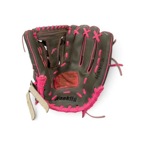 Vist Large View of Product Image Which is Used Franklin SHOCK ABSORB BB/SB Glove RH Throw Grey 10 1/2"