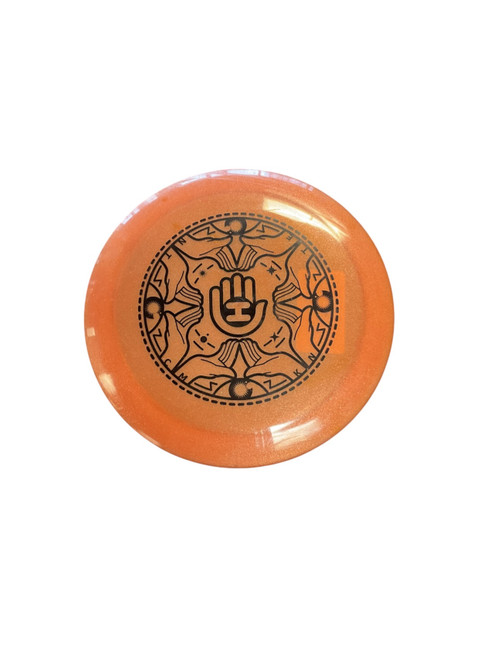 Vist Large View of Product Image Which is Used Dynamic Discs TRESPASS Disc Golf Driver Orange