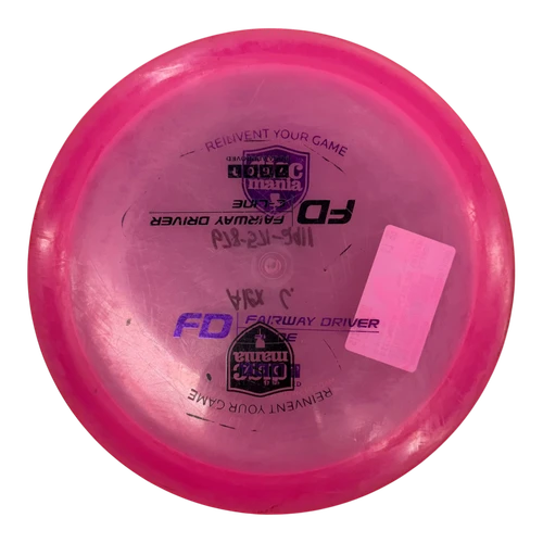 Vist Large View of Product Image Which is Used Discmania C-LINE FD Disc Golf Driver Pink 172g