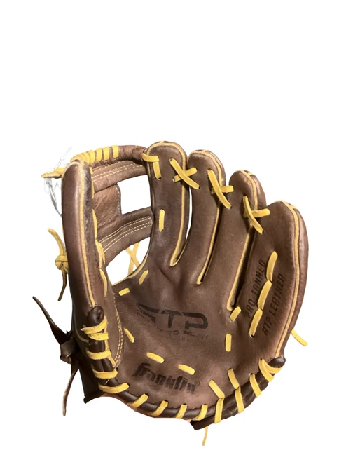 Vist Large View of Product Image Which is Used Franklin READY TO PLAY BB/SB Glove RH Throw Brown 11"