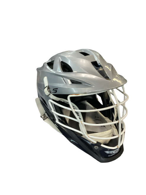 Vist Large View of Product Image Which is Used Cascade S Lacrosse Helmet Grey One Size