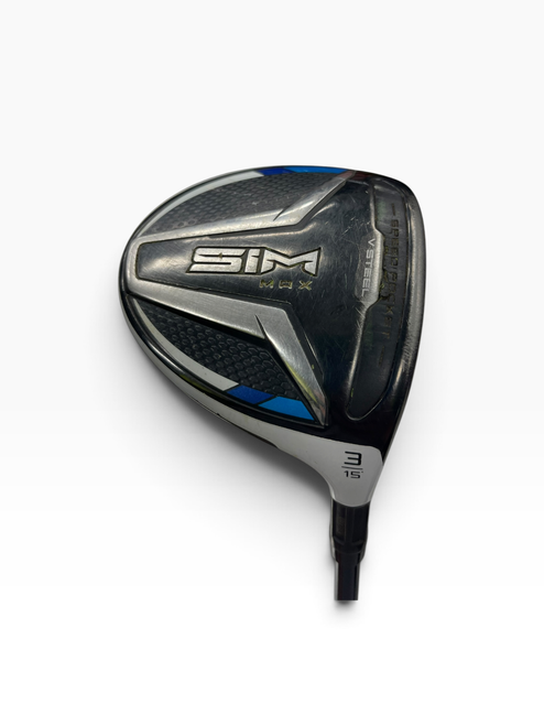Vist Large View of Product Image Which is Used Taylormade SIM MAX Mens Fairway Wood RH 3 Wood