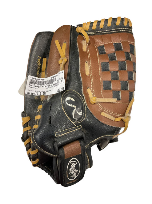 Vist Large View of Product Image Which is Used Rawlings PLAYERS SERIES 11.5 BB/SB Glove LH Throw Brown And Black 11 1/2"