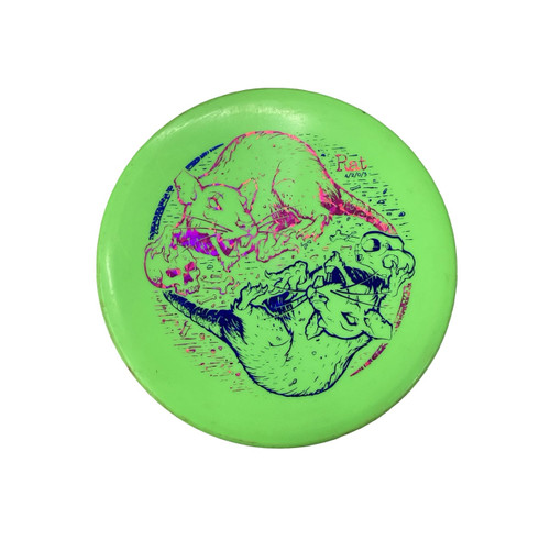 Vist Large View of Product Image Which is Used Innova STAR RAT Disc Golf Mid Range Green