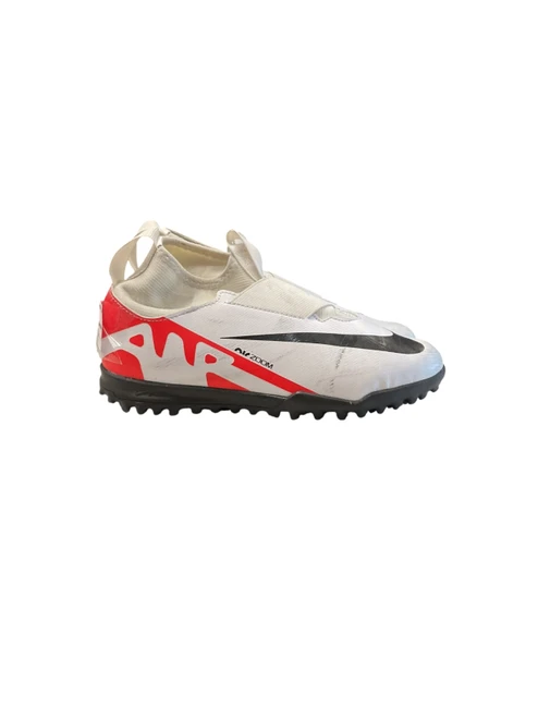 Vist Large View of Product Image Which is Used Nike AIR ZOOM SZ 1.5 Soccer Turf Shoes White/Black/Red Junior 01.5