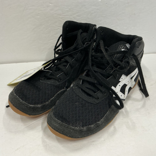 Vist Large View of Product Image Which is Used Asics Matflex 1084A011 Wrestling Shoes Black Junior 04