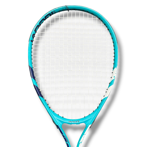 Vist Large View of Product Image Which is Used IANONI DRIVE Junior Tennis Racquet Teal 23"