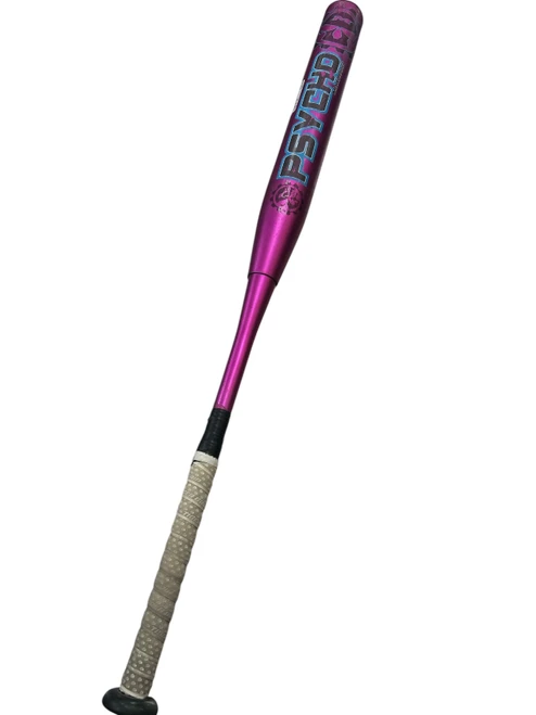 Vist Large View of Product Image Which is Used Miken 2018 PSYCHO MAXLOAD 34/26.5 Slow pitch Bat