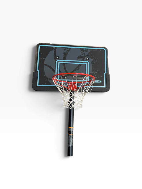 Vist Large View of Product Image Which is Used Lifetime ADJUSTABLE PORTABLE HOOP Complete Backboard