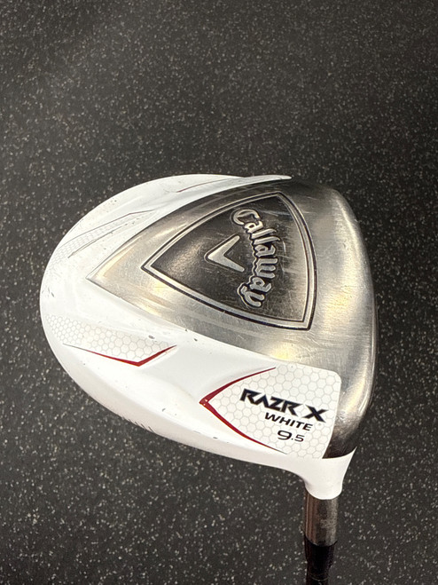 Vist Large View of Product Image Which is Used Callaway RAZR X WHITE Mens Driver RH 9.5 Degree