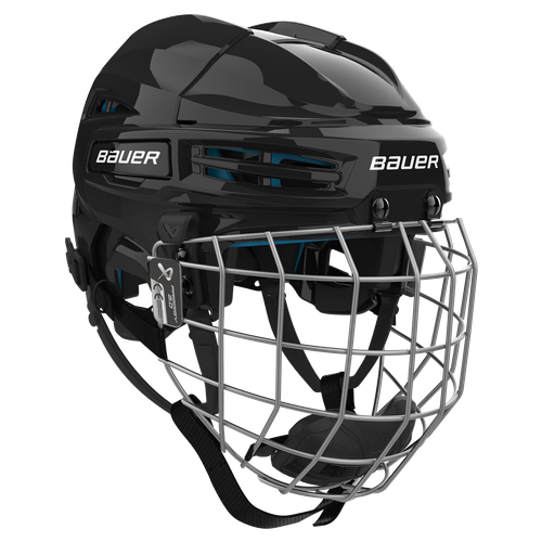 Vist Large View of Product Image Which is Easy to wear. Easy to put on. Featuring new easy-to-release chin and cage straps, this helmet has been upgraded from its predecessor to include our latest comfort and fit features.