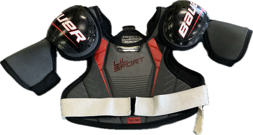 Vist Large View of Product Image Which is Used Bauer LIL SPORT Youth Shoulder Pads MD