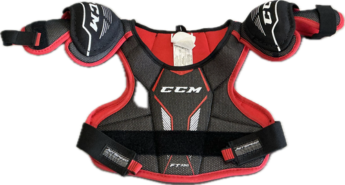Vist Large View of Product Image Which is Used CCM FT350 Youth Shoulder Pads LG