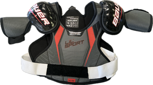 Vist Large View of Product Image Which is Used CCM LTP Youth Shoulder Pads LG