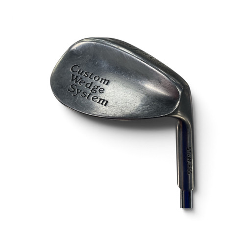 Vist Large View of Product Image Which is Used Custom Wedge System 60° Lob Wedge Right Handed Regular Flex Steel, back view