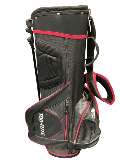 Vist Large View of Product Image Which is Used, Top Flite, Mens, Stand Bag, Grey