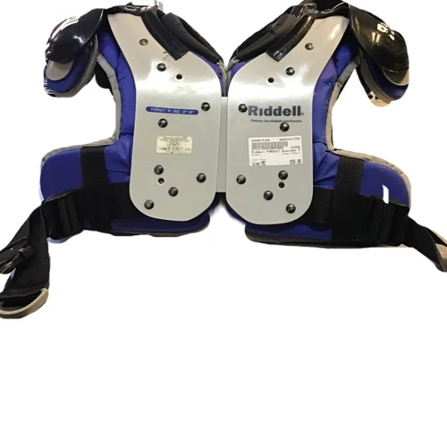 Vist Large View of Product Image Which is Used Riddell PURSUIT FB Shoulder Pads Grey MD