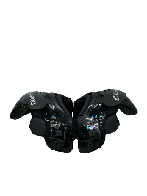 Vist Large View of Product Image Which is Used Champro GAUNTLET VER 1 FB Shoulder Pads Black MD