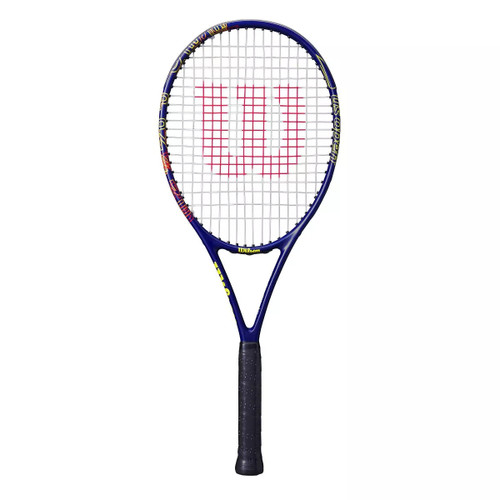 Vist Large View of Product Image Which is New Wilson US Open GS 105 Adult 4 3/8" Navy Blue Adult Tennis Racquet