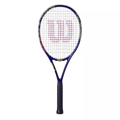 Vist Large View of Product Image Which is New Wilson US Open GS 105 Adult 4 3/8" Navy Blue Adult Tennis Racquet