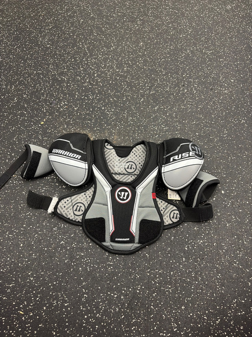 Vist Large View of Product Image Which is Used Warrior RISE Youth Shoulder Pads SM
