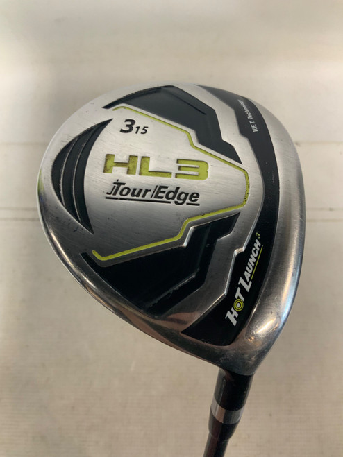 Vist Large View of Product Image Which is Used Tour Edge HOT LAUNCH 3 Mens Fairway Wood RH 3 Wood