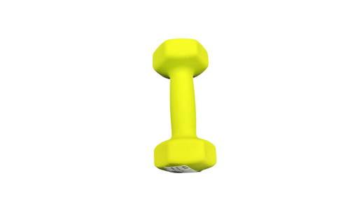 Vist Large View of Product Image Which is Used NEOPRENE Hex Dumbbell (Each) Green 5 lb