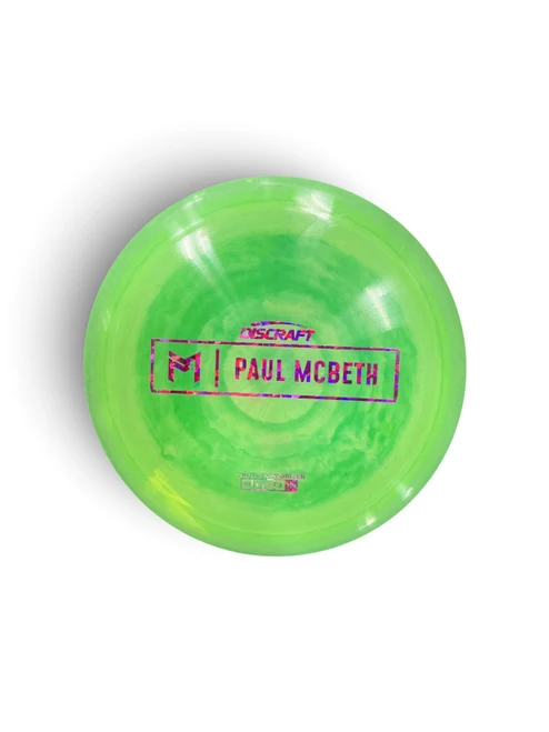 Vist Large View of Product Image Which is Used Discraft PAUL MCBETH DISC Disc Golf Driver Green