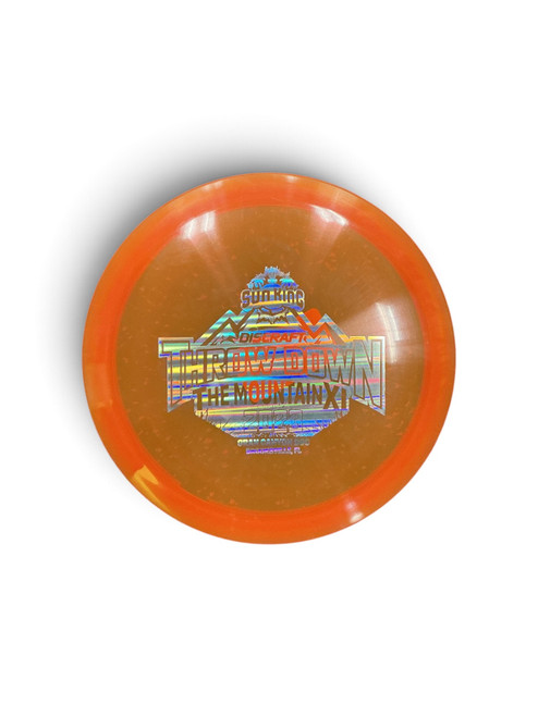 Vist Large View of Product Image Which is Used Discraft THROW DOWN THE MOUNTAIN DISC Disc Golf Driver Orange