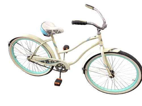 Vist Large View of Product Image Which is Used Huffy CRANBROOK Cruiser Bike Womens White 17-18" - MD  Frame