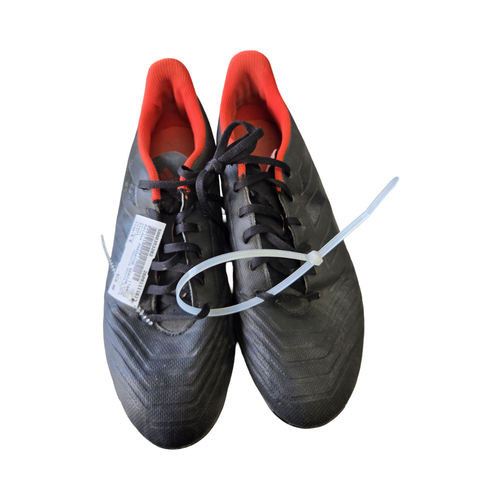 Vist Large View of Product Image Which is Used Adidas PREDATOR SENIOR CLEATS Soccer Cleats Black Senior 9