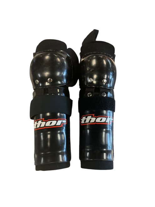 Vist Large View of Product Image Which is Used THOR SHINGUARDS Bike Shin Guards Black SM