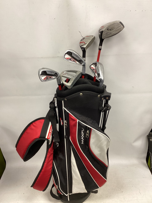 Vist Large View of Product Image Which is Used Maxfli REV2 Jr Package Set RH Black 7 Piece