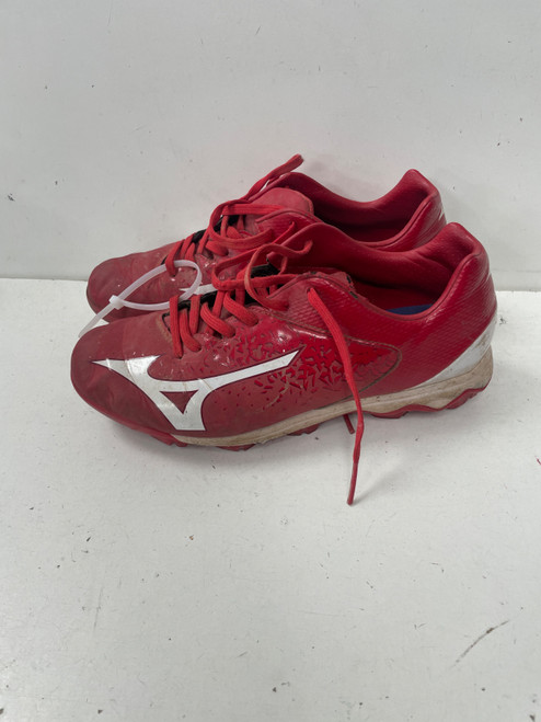 Vist Large View of Product Image Which is Used Mizuno FRANCHISE LOW BB/SB Cleats Red Senior 7.5